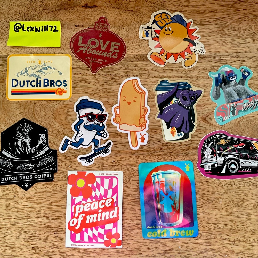 Dutch Bros Sticker Bundle